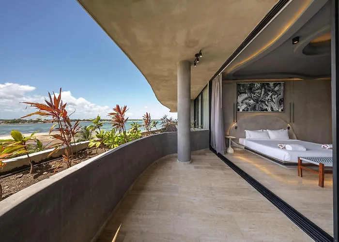 Oceanfront 3br Luxury Maiim Tankah With Pool & Gym Tulum