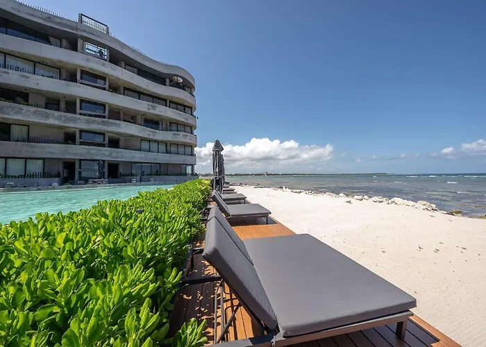 Oceanfront 3br Luxury Maiim Tankah With Pool & Gym * Tulum