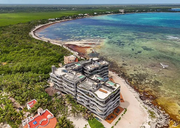 Appartement Oceanfront 3br Luxury Maiim Tankah With Pool & Gym Tulum
